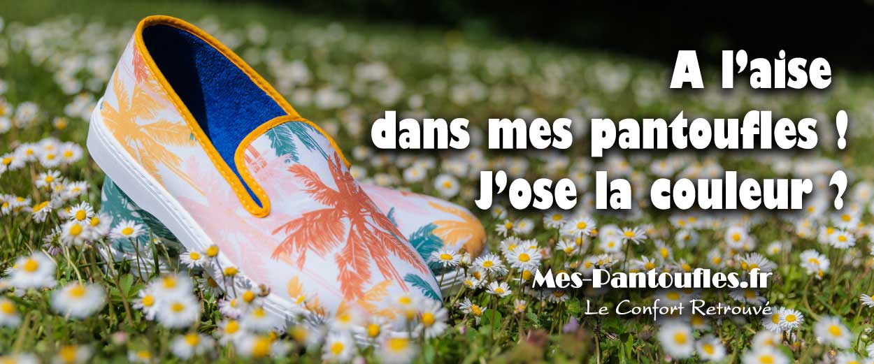 Pantoufles Printemps