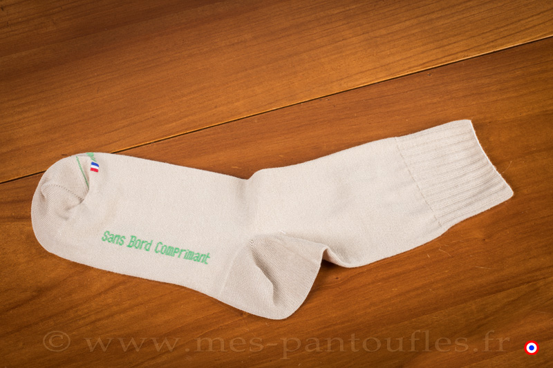 Chaussettes Antidérapantes Coton - Sable