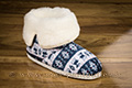 Chaussons montants montagne semelle feutre pour enfants