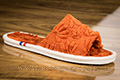 9cmont0113 Claquettes semelles confort crêpe velours texturé à fleur orange <br>Pointure 37 à 49.90 EUR
