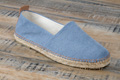 Espadrilles en toile bleu ciel