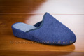 Mules à talon compensé éponge bleue - n°9fer107