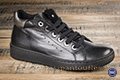 Basket montante Chacal en cuir noir et nickel - n°9hac01