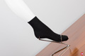 Socquettes noires pur coton bio 
