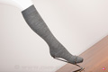 Mi bas Made In France laine maille unie gris foncé - n°9per421711