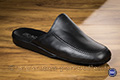 Mule cuir noir semelle cuir pour homme - n°9smf043