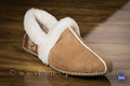 Pantoufles bi matière hippie chic beige