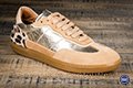 Basket femme dorée et léopard – Look urbain chic - n°9srm025