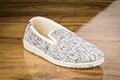 Pantoufles charentaises pour femme tweed neige moucheté - n°9vmont0139