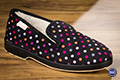 Pantoufles soir & lune noir/fuschia - n°9vul97