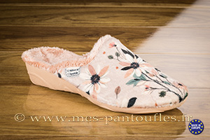 Mules à Talon Douceur Florale – Femme