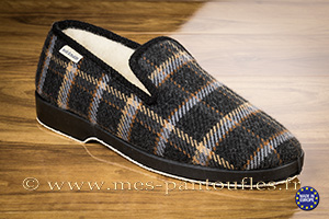 Pantoufles Type Charentaise Noire
