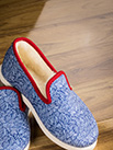 Charentaise mixte sprinkles bleu - 9achm041
