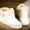Chaussons montants tiptop moumoute semelle feutre - 9amont059