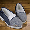 Sans-gêne femme en jean tweed bleu - 9bal073