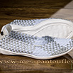 Ballerine ultra confort blanc/argent - 9bernie09