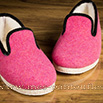 Charentaises design fuchsia - 9cchm038