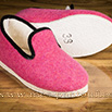Charentaises design fuchsia - 9cchm038