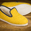 Charentaises design yellow lemon - 9cchm042