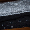 Chaussettes d intérieur fourrées gris/noir à pompons . taille unique 38/42 - 9chauss14bm