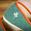Charentaises saint patrick semelle confort crêpe - 9cmont0122
