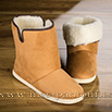 Chaussons montants chamois semelle confort crêpe - 9cmont055