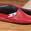 Mule cuir rouge pour femme - 9erel018