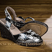 Espadrilles fashion imprimées noir et blanc - 9esp020