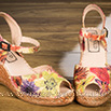 Espadrilles vintage orange - 9esp021