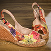 Espadrilles à talon orange - 9esp023