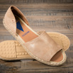 Sandales cuir brillant doré - 9esp092