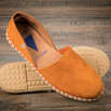 Sandales femme en cuir mandarine - 9esp095