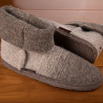 Bottines laine taupe - 9gies24
