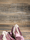 Espadrilles à talon mauve - 9jun01