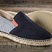 Espadrilles confort marine type sans-gêne - 9jun017