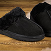 Mules fourrées noires - 9klr013