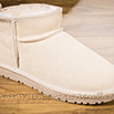 Mi-boots fourrées en cuir velours - 9klr05