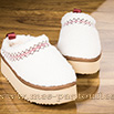 Mules mouton blanc effet scand - 9klr08