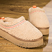 Mules mouton chamois effet scand - 9klr09