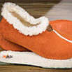 Pantoufles nubuck orange - 9kmac65
