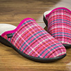 Mules doublées laine femme fuchsia - 9mulc105