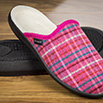Mules doublées laine femme fuchsia - 9mulc105