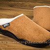 Mules hommes camel fourées laine - 9rplum022