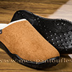 Mules hommes camel fourées laine - 9rplum022