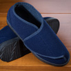 Chausson scratch grand confort velours bleu - 9scratch020