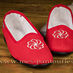 Véritable semelflex ballerine rouge  - 9smf026
