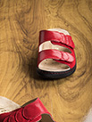 Sandales pour femme cuir rouge - 9smf03