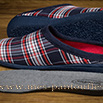 Mules homme écossais marine - 9smf037