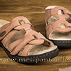 Sandales pour femme cuir beige - 9smf039