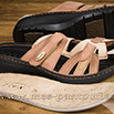 Sandales pour femme cuir beige - 9smf039